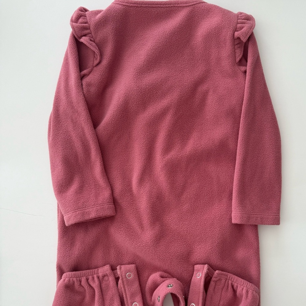 Carter’s 2 piece set 24M Cozy Kids Set in Pink and Cream - Picture 4 of 5